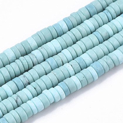 Synthetic Turquoise Beads Strands TURQ-N215-01J-1