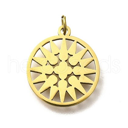 304 Stainless Steel Pendants STAS-R153-29G-1
