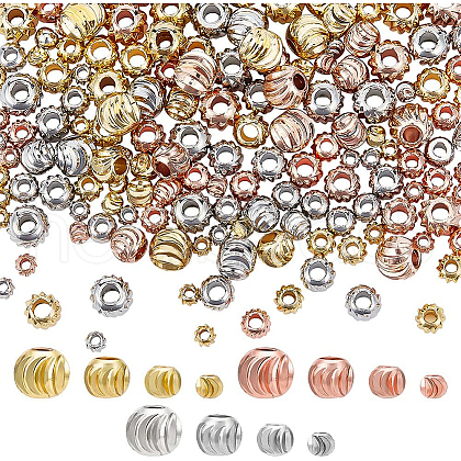 BENECREAT Brass Beads KK-BC0001-45G-1