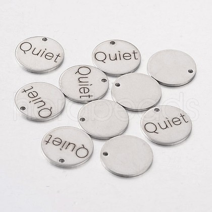 Non-Tarnish Stainless Steel Pendants STAS-O078-C22-1