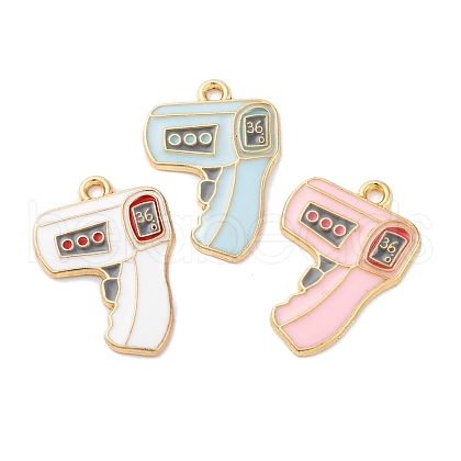 Alloy Enamel Pendants FIND-M060-19G-1