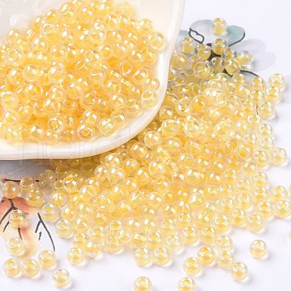 6/0 Glass Seed Beads SEED-T006-04F-09-1