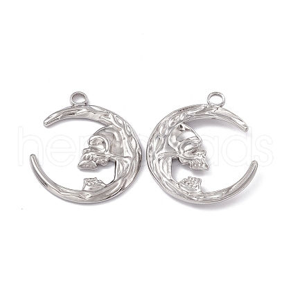 Non-Tarnish 304 Stainless Steel Pendants STAS-B031-31P-1