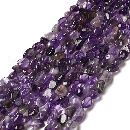 Natural Amethyst Beads Strands G-I351-A04-1