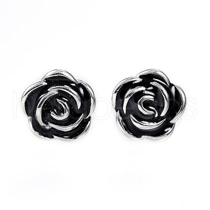 316 Surgical Stainless Steel Stud Earrings EJEW-F053-I01-1