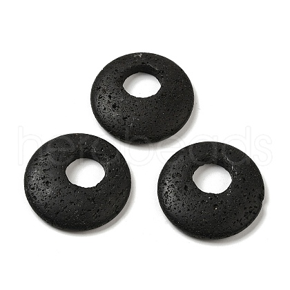 Natural Lava Rock Pendants G-T122-76R-1