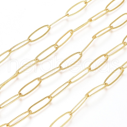 Brass Paperclip Chains CHC-G007-04G-1