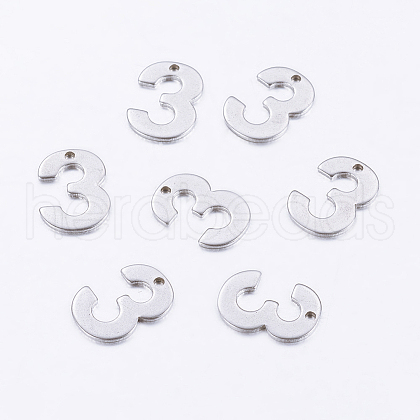 Tarnish Resistant 201 Stainless Steel Pendants STAS-F128-01P-3-1-1