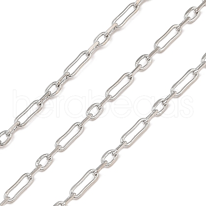 Rack Plating Brass Link Chains CHC-A010-08P-1