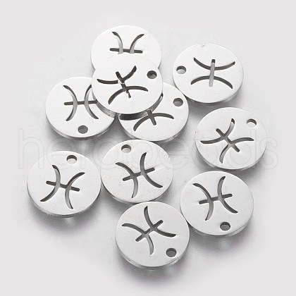 Non-Tarnish 304 Stainless Steel Charms STAS-Q201-T095-12-1