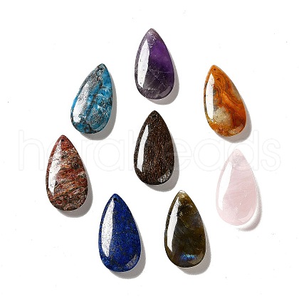 Natural Mixed Gemstone Pendants G-F731-04-1