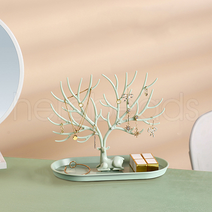 Plastic Earring Display Stands TREE-PW0001-10E-1