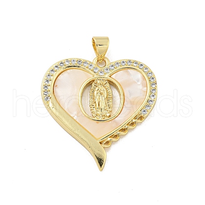 Rack Plated Brass Pendant KK-P270-05C-G-1