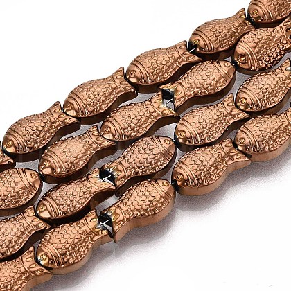 Electroplate Glass Beads Strands EGLA-T025-03F-1