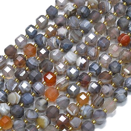 Natural Botswana Agate Beads Strands G-K389-A66-01-1