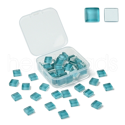 60Pcs Transparent Glass Cabochons GLAA-YW0003-65-20-1