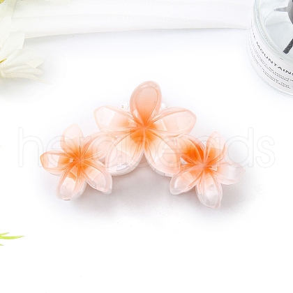 Flower Plastic Claw Hair Clips PW-WGB4757-02-1