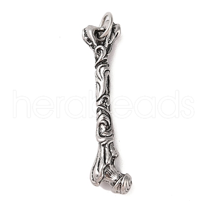 Tibetan Style Alloy Pendants FIND-B040-11AS-1