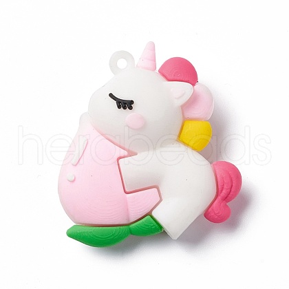 PVC Plastic Cartoon Pendants PVC-G003-01E-1