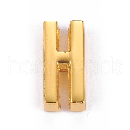 Alloy Slide Charms PALLOY-I201-01G-H-1