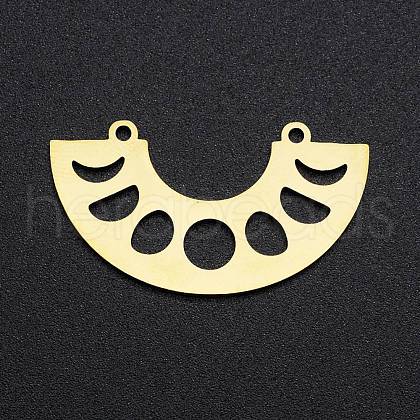 201 Stainless Steel Pendant Links STAS-S105-LA268-1