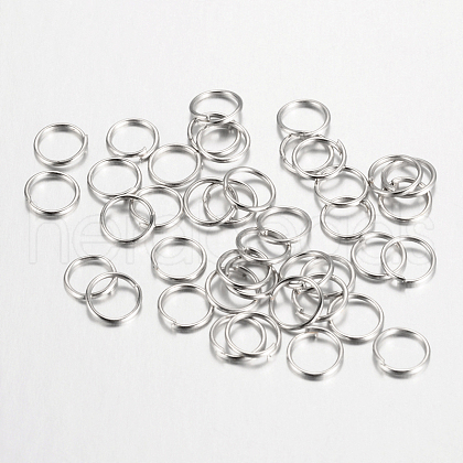 Iron Open Jump Rings IFIN-A018-10mm-P-1