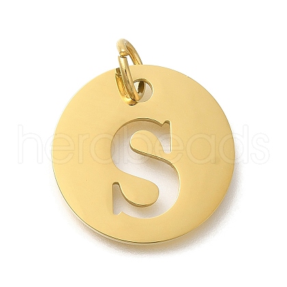 Ion Plating(IP) 304 Stainless Steel Pendants STAS-M074-01G-S-1