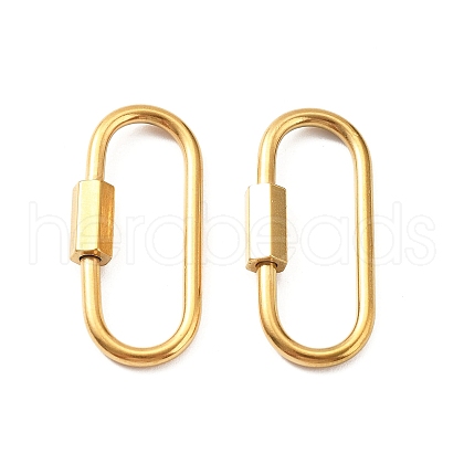 304 Stainless Steel Locking Carabiner STAS-C092-05C-G-1