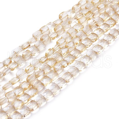 Electroplate Glass Beads Strands EGLA-S176-02-E01-1