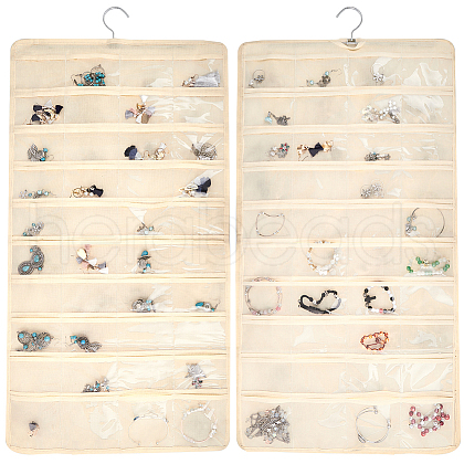 CRASPIRE 1Pc Non-Woven Fabrics Jewelry Hanging Bag AJEW-CP0007-97-1