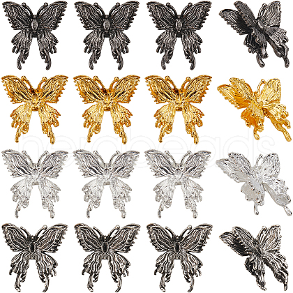 SUNNYCLUE 40Pcs 4 Colors Alloy Beads FIND-SC0011-90A-1