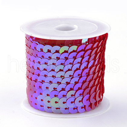 Eco-Friendly Plastic Paillette Beads PVC-Q092-6mm-P96-1