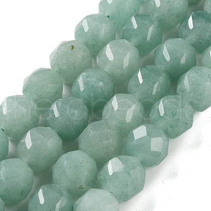 Natural Green Aventurine Beads Strands G-NH0021-A29-02-1