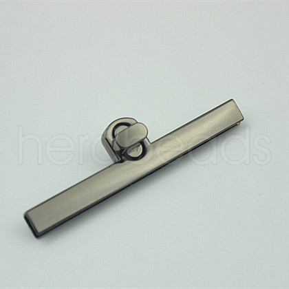 Zinc Alloy Twist Bag Lock Purse Catch Clasps PURS-PW0001-029B-1