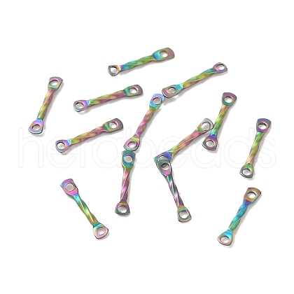 Ion Plating(IP) 304 Stainless Steel Connector Charms STAS-Q323-02A-MC-1