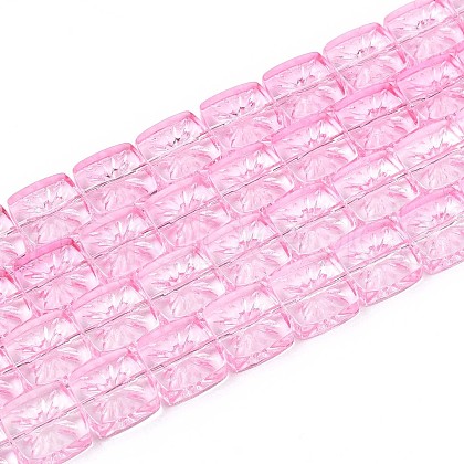 Transparent Glass Beads Strands GLAA-N012-01A-1