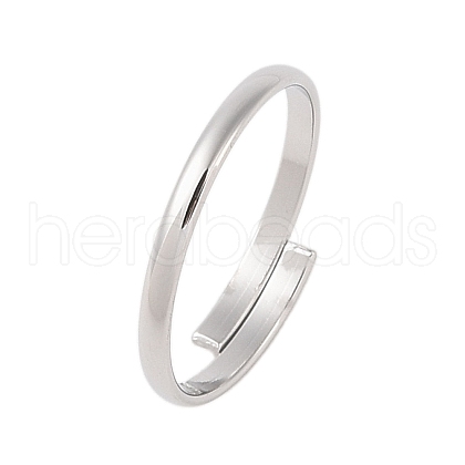 Non-Tarnish 304 Stainless Steel Plain Band Rings STAS-S125-13P-1