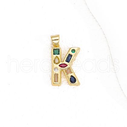 Brass Micro Pave Cubic Zirconia Pendants PW-WG10C3A-25-1