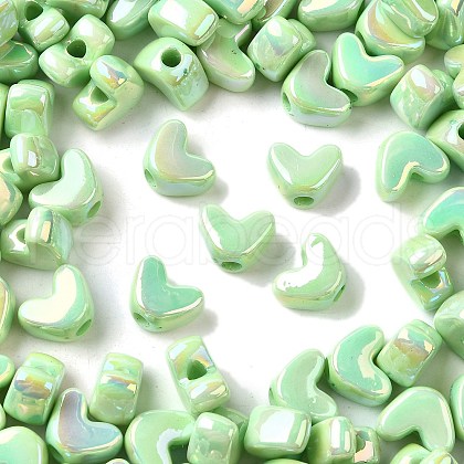UV Plating Opaque Acrylic Beads MACR-F083-12C-1