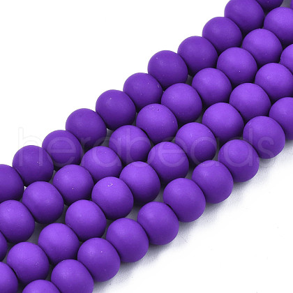 Handmade Polymer Clay Beads Strands CLAY-N008-053-06-1