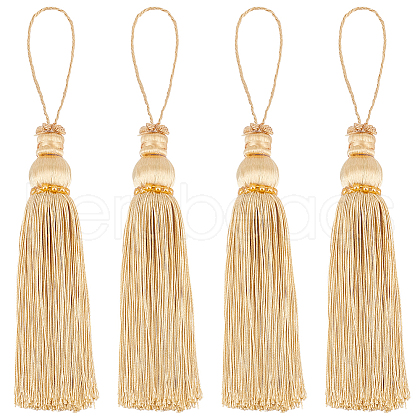Polyester Tassel Pendant Decorations DIY-WH0542-06A-1