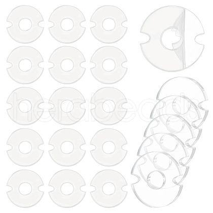 BENECREAT 50Pcs Acrylic Hat Pompom Holder FIND-BC0005-56A-1