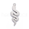 304 Stainless Steel Pendants STAS-K213-06P-2