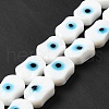 Handmade Evil Eye Lampwork Beads Strands LAMP-G154-02I-2