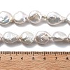 Natural Baroque Keshi Pearl Beads Strands PEAR-B004-16E-01A-5