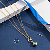 Unicraftale 2Pcs 2 Colors 925 Sterling Silver Toggle Clasps STER-UN0001-47-2