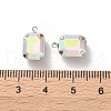Rhinestone Pendants RGLA-P038-02P-08-3
