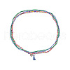 Flower Glass Seed Beaded Tassel Stretch 3 Layered Waist Belly Chains for Bikini FS-WGAC619-01-4