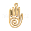 201 Stainless Steel Pendants STAS-E015-18G-1