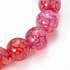 Natural Dragon Veins Agate Beaded Stretch Bracelets X-BJEW-Q692-02B-2